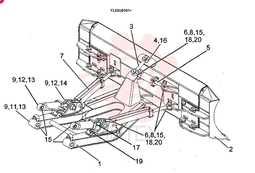 BLADE ASSY 24100J20768F2