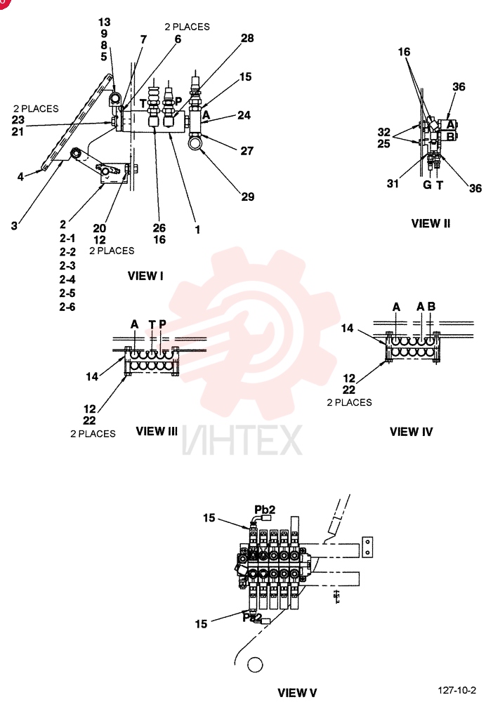 CONTROL LINES, REMOTE BREAKER & ROTATION YM68HU0011F1 (2)