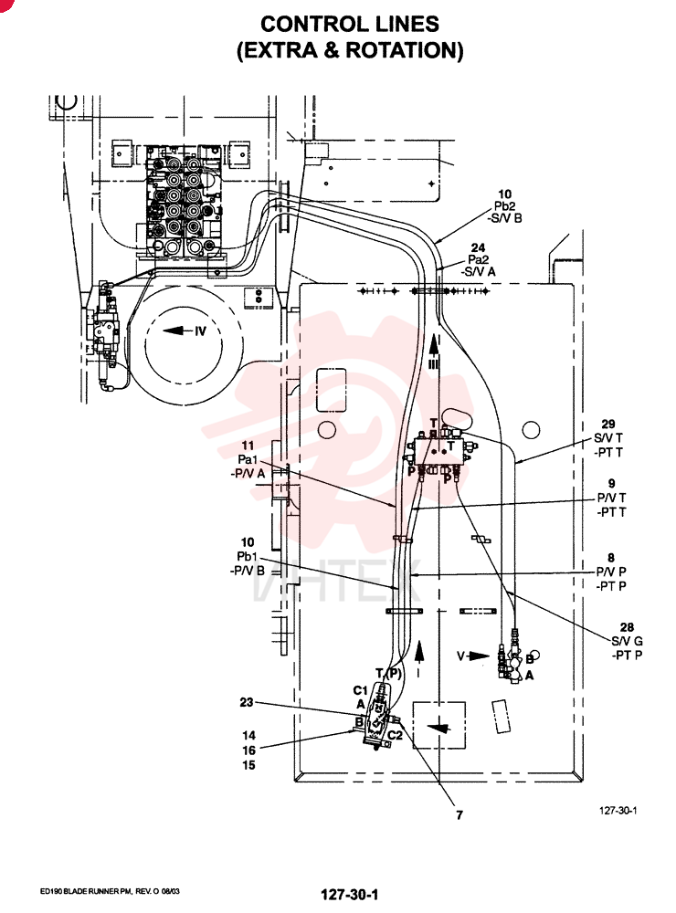 CONTROL, LINES, REMOTE EXTRA & ROTATION YM68HU0012F1 (1)