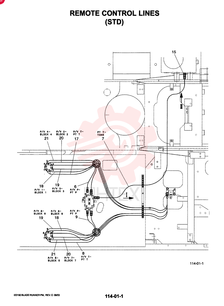 CONTROL LINES, REMOTE (STD) YM68H00011F1 (3)