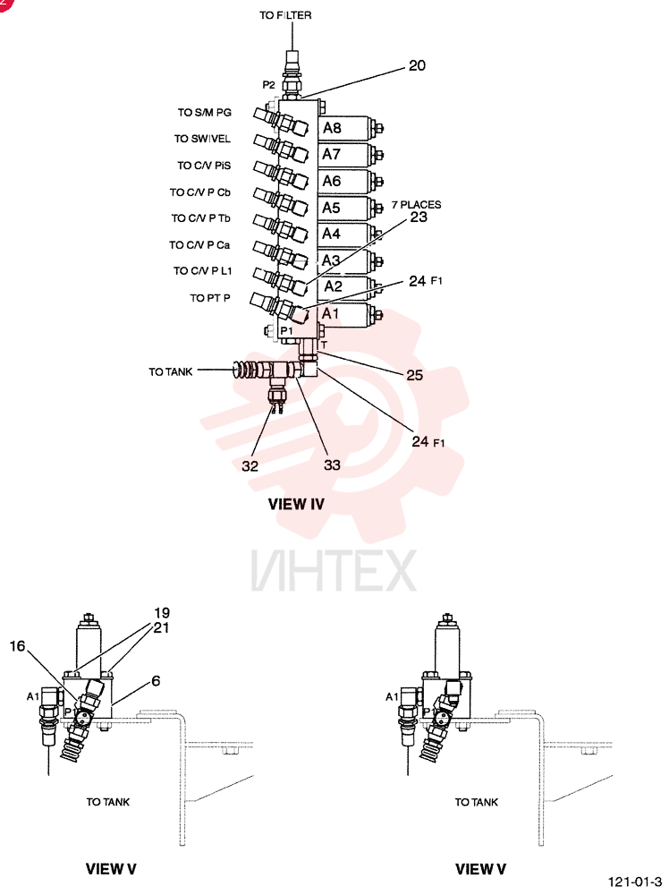 CONTROL LINES, VALVE (STD) YM64H00014F1 (2)