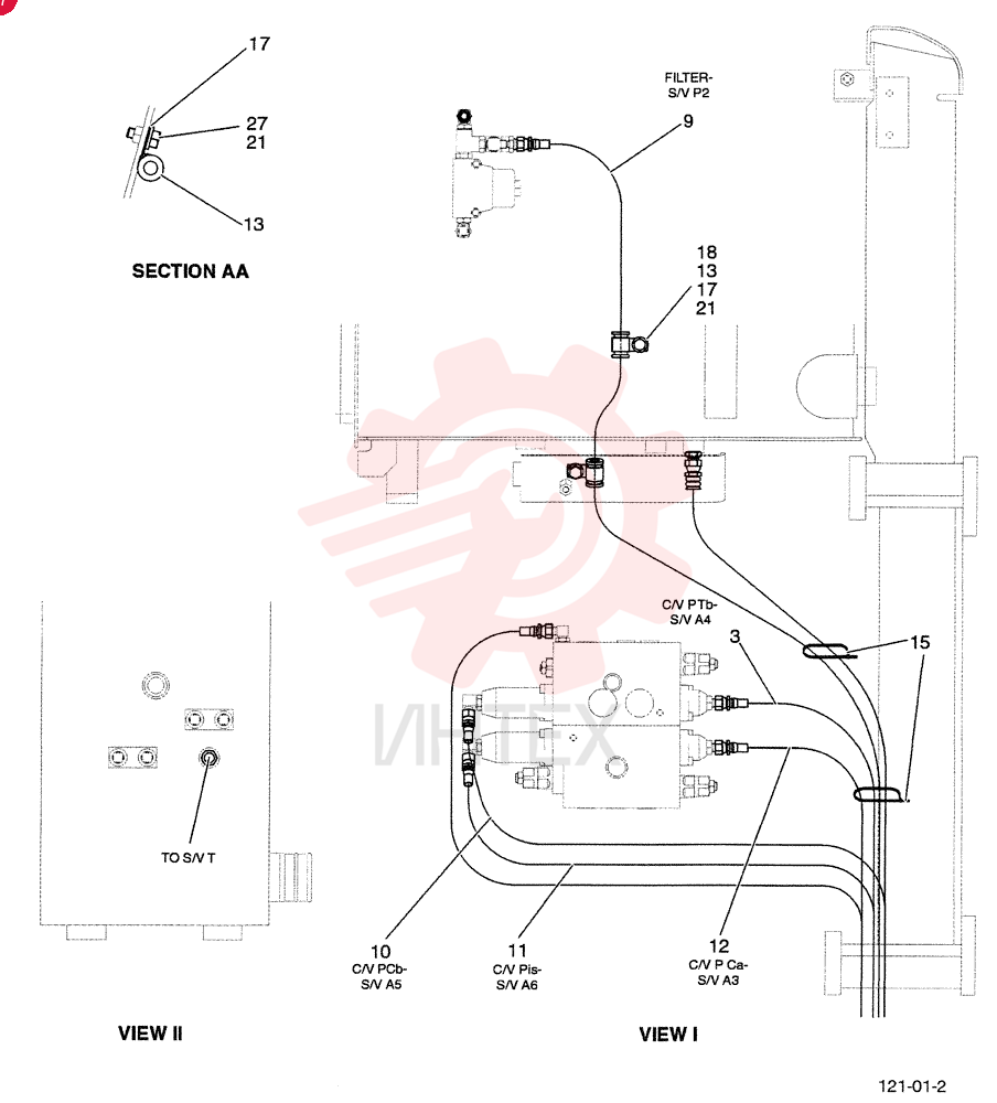 CONTROL LINES, VALVE (STD) YM64H00014F1 (3)