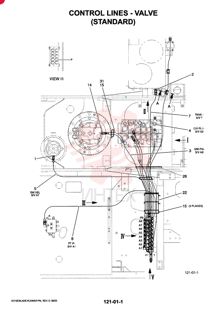 CONTROL LINES, VALVE (STD) YM64H00014F1 (1)