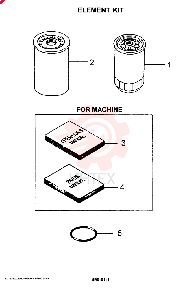 ELEMENT KIT, Remarks: Replaced by YM30TU0001F3