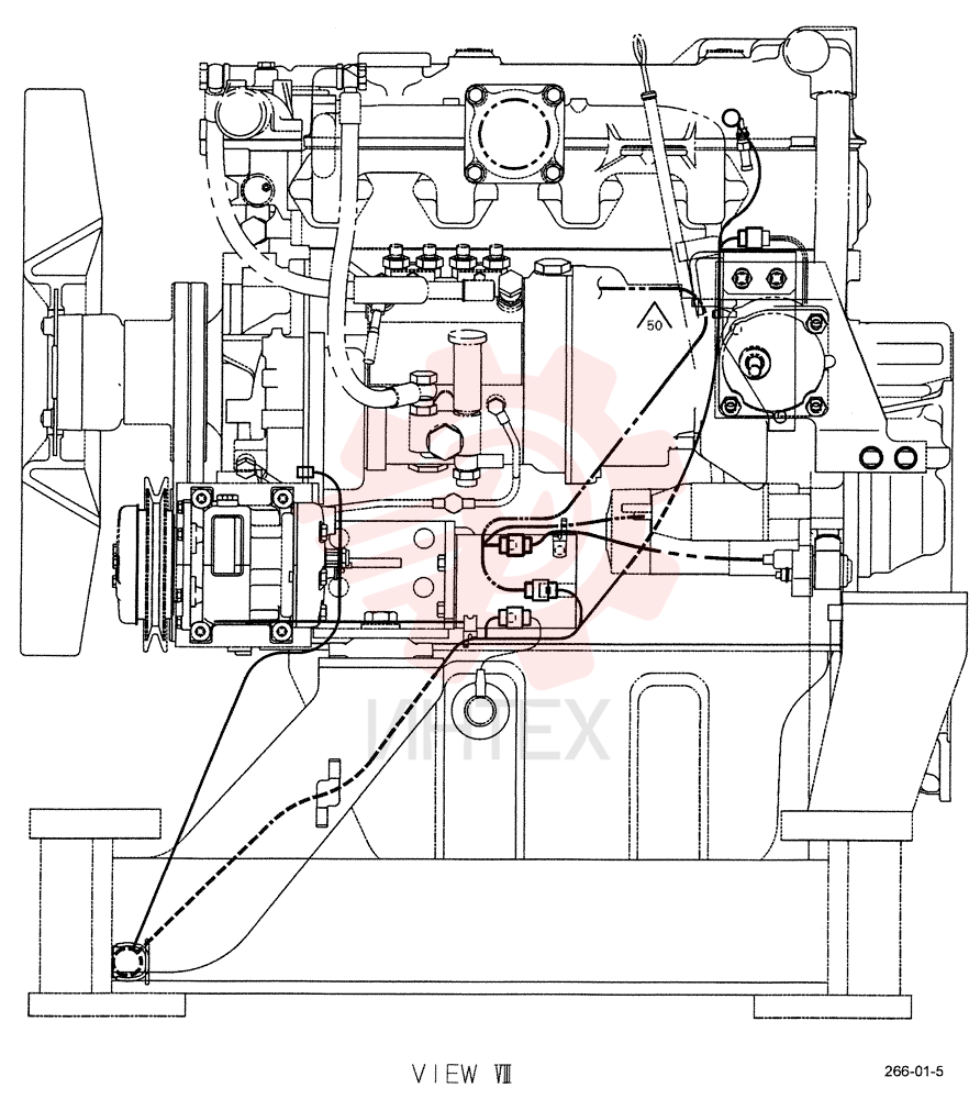 HARNESS ASSY, UPPER FRAME (STD) YM13E00004F1 (2)