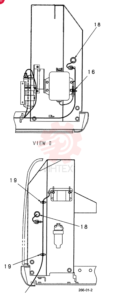 HARNESS ASSY, UPPER FRAME (STD) YM13E00004F1 (1)