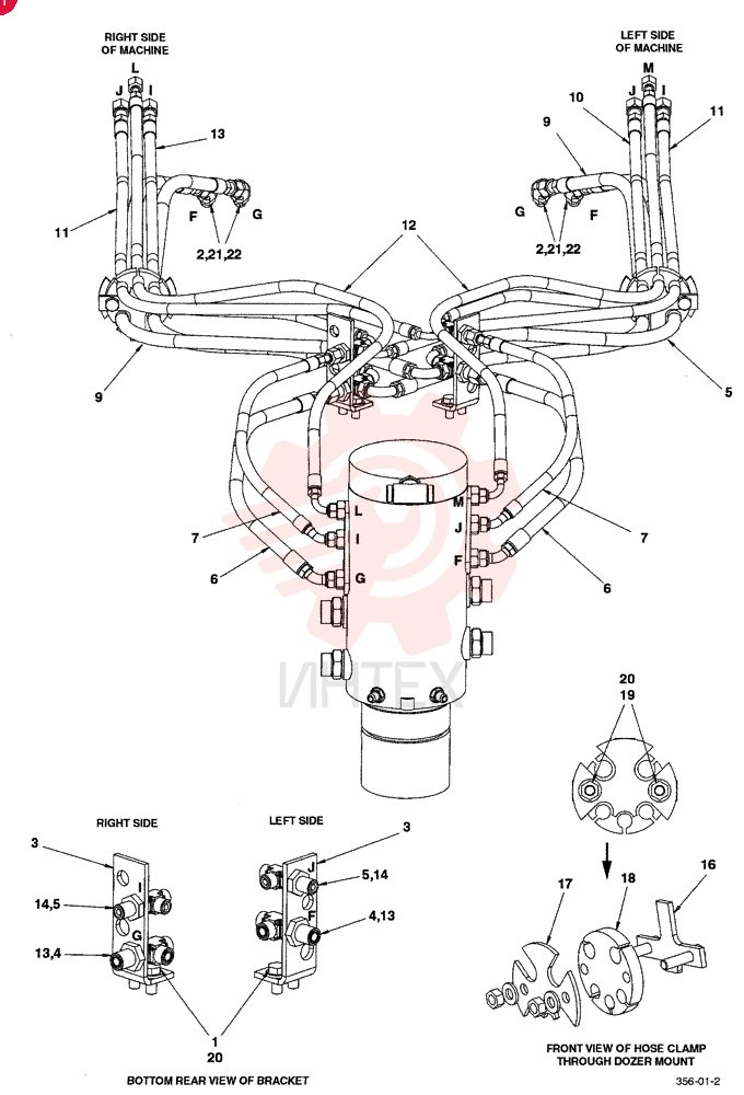 HYD LINES, LOWER DOZER YM02HU0002F1 (1)