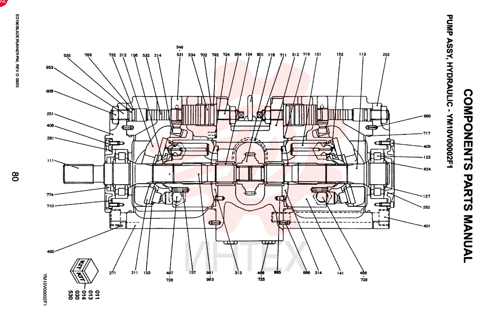 HYDRAULIC PUMP YM10V00002F2