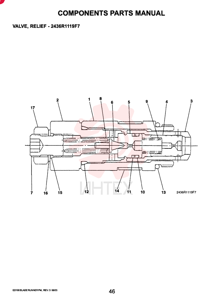 HYDRAULIC VALVE 2436R1119F7