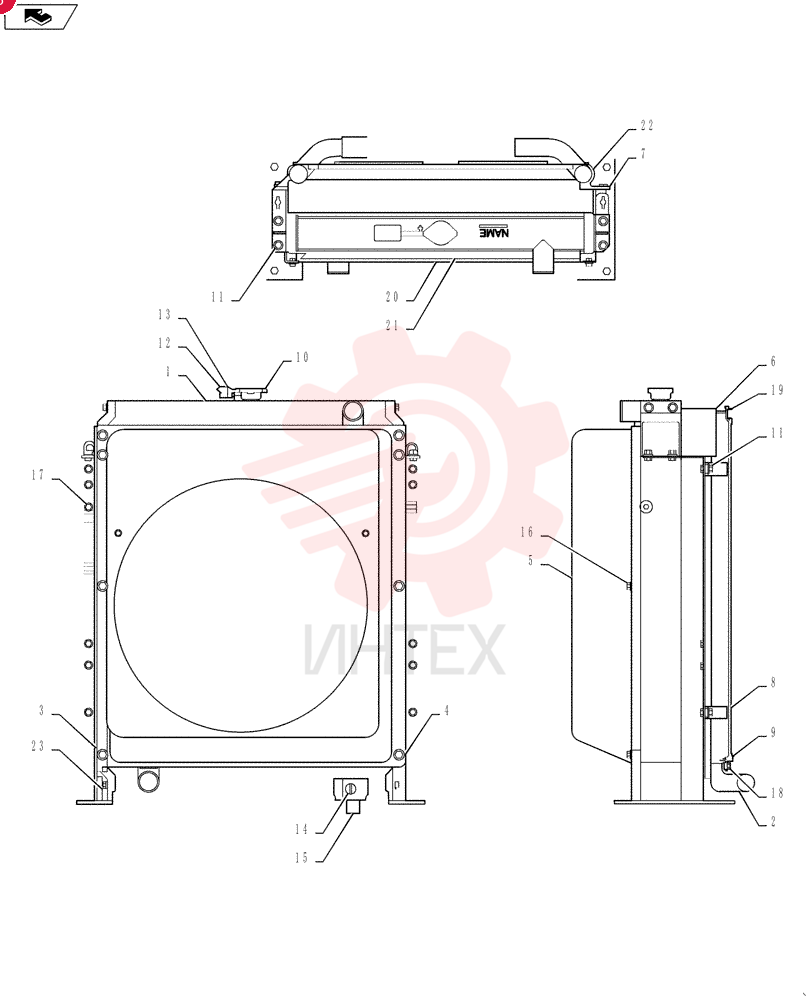 RADIATOR YM05P00013F1