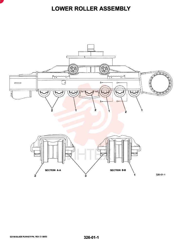 ROLLER ASSY, TRACK YM64DU0002F1
