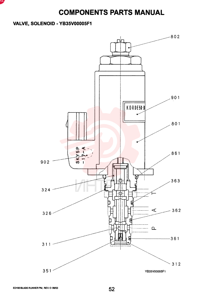 SOLENOID VALVE YB35V00005F1