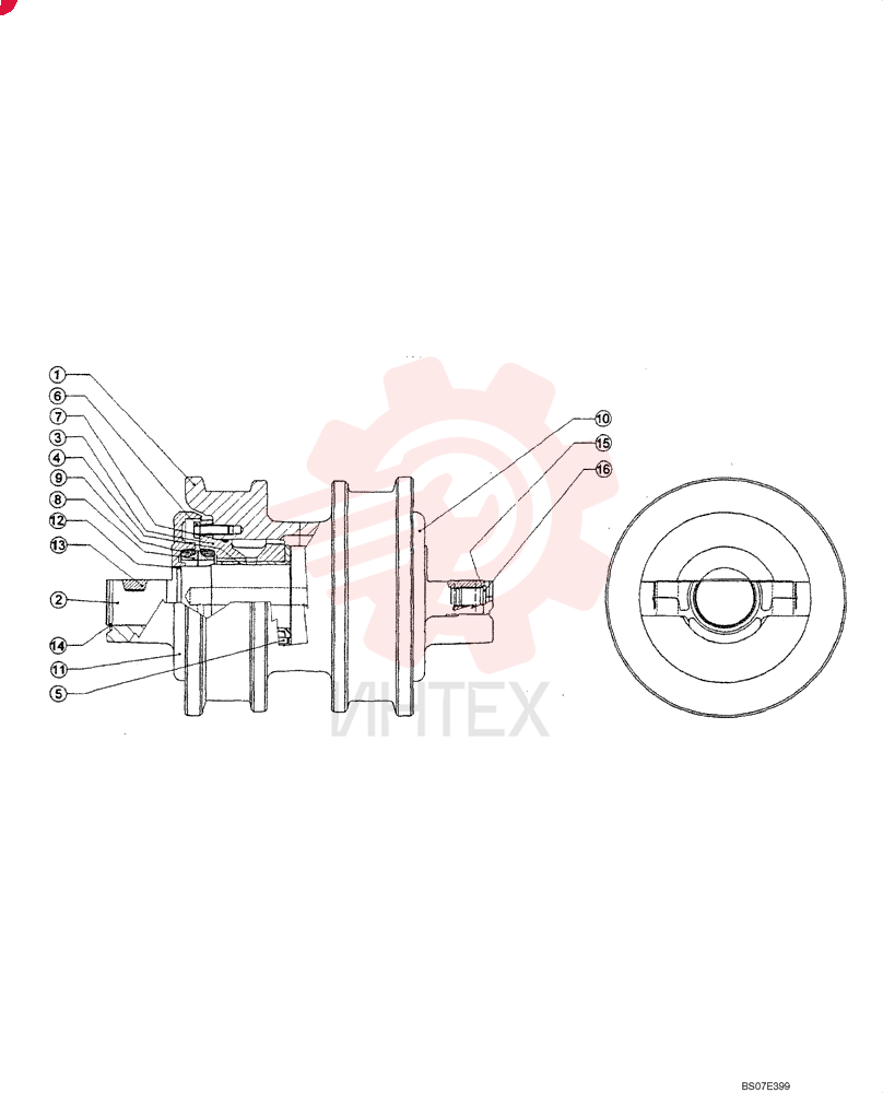 TRACK ROLLER 24100N10083F1