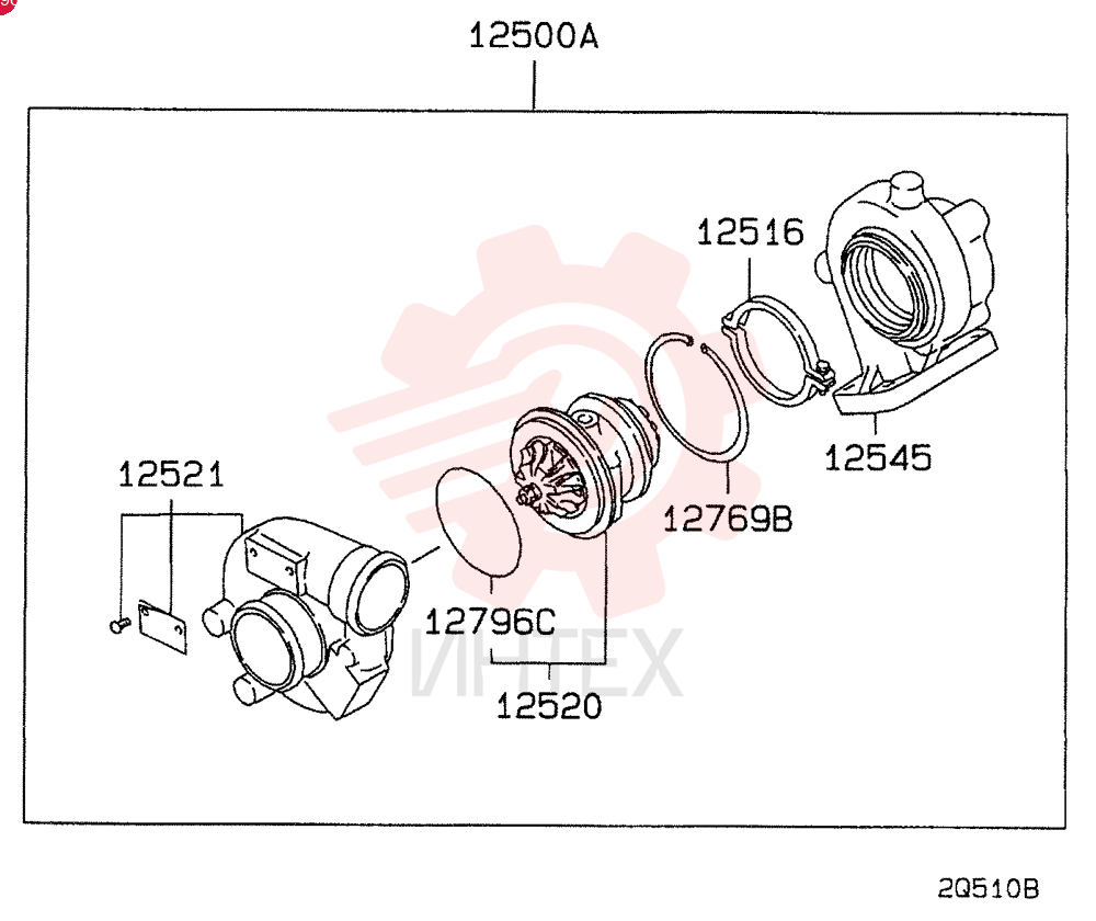 TURBOCHARGER VAME217235 (2)