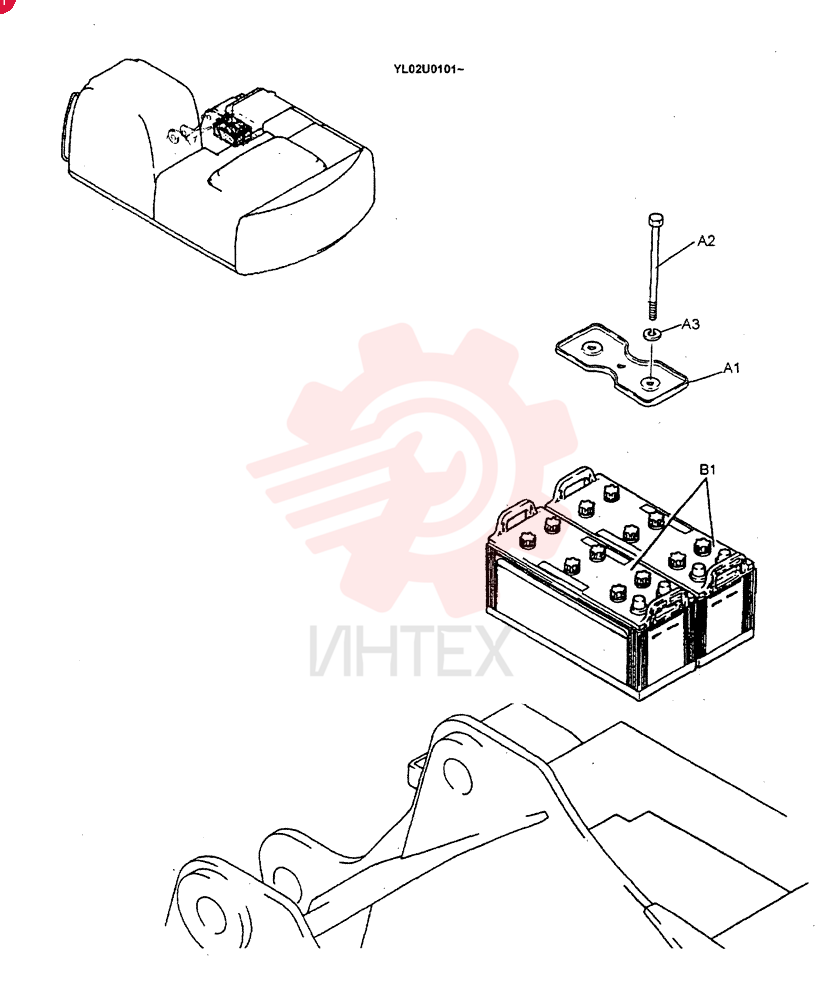 BATTERY INSTAL YM72E00001F1