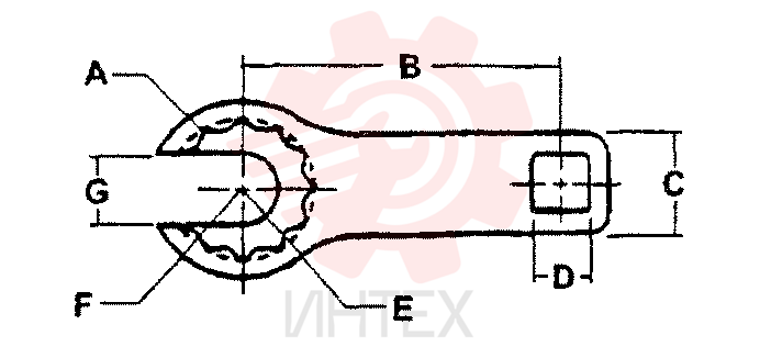 BOX SPANNER 2421T160