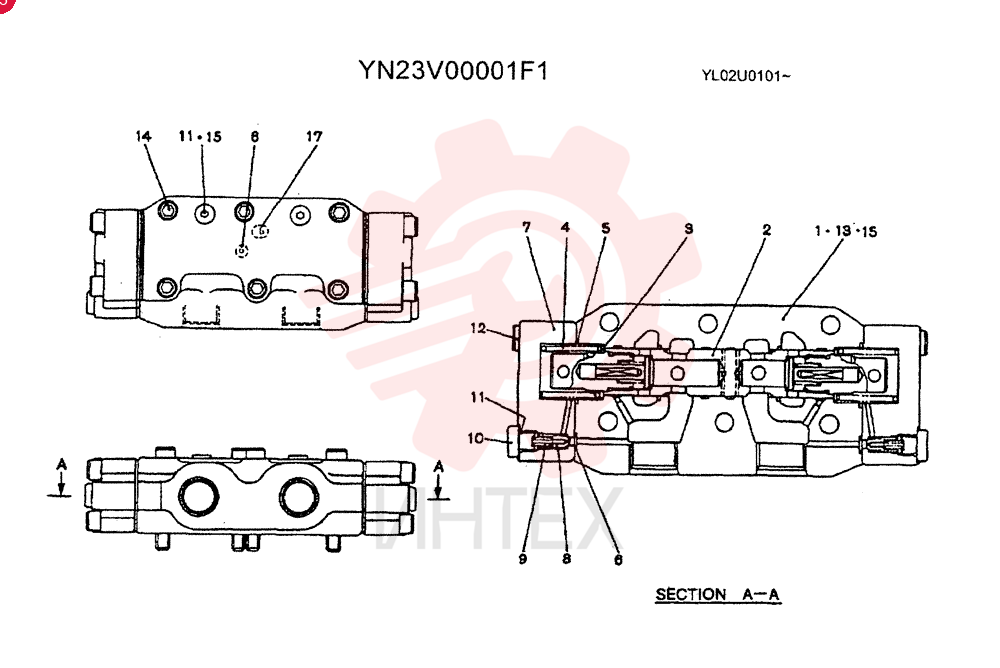 BRAKE VALVE YN23V00001F1