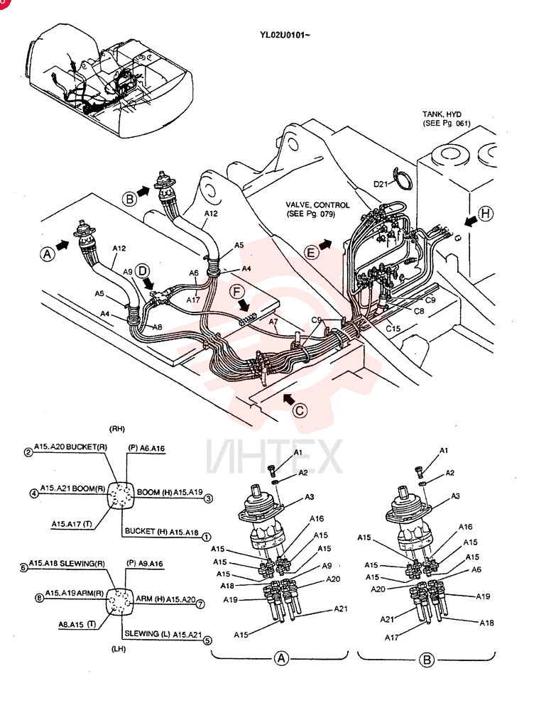 CONTROL LINES, REMOTE YM68H00002F1 (15)
