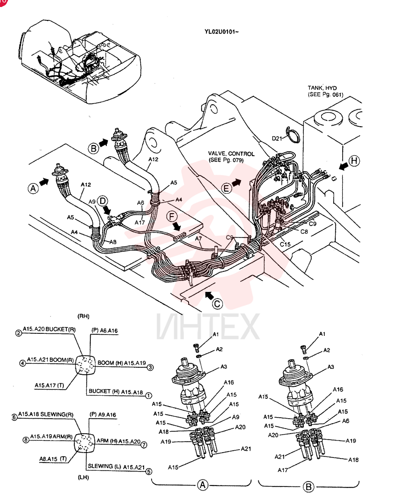 CONTROL LINES, REMOTE YM68H00002F1 (8)
