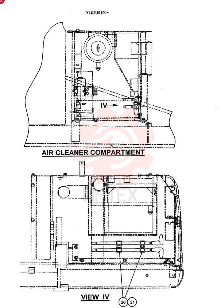 CONTROLS ASSY, OPERATOR'S YM03MU0001F1 (2)