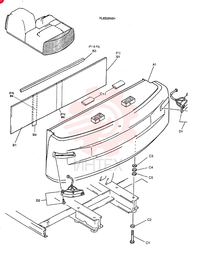 COUNTER WEIGHT ASSY YM60C00002F1