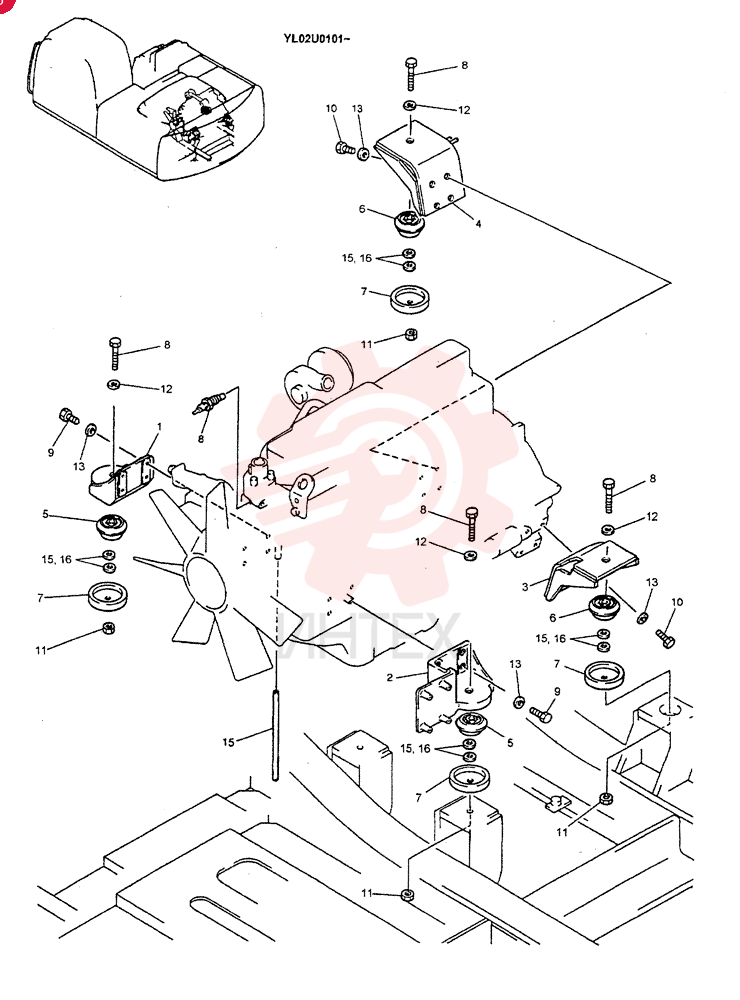ENGINE INSTAL YM02P00002F1
