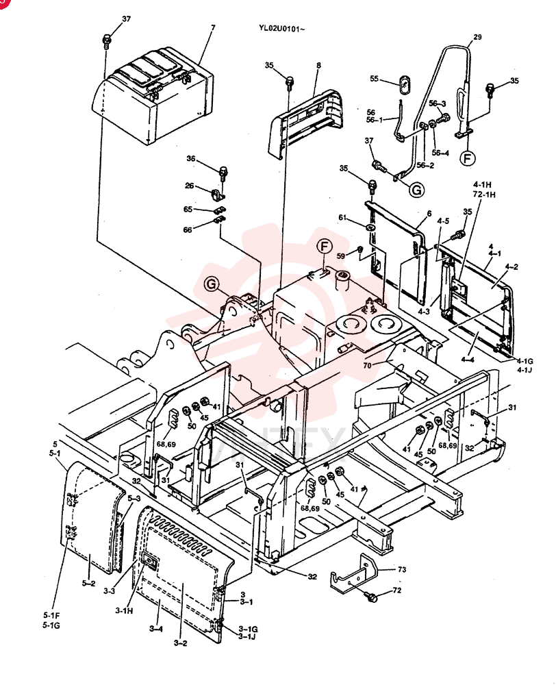 GUARD INSTAL (STD) YM21C00001F2 (1)