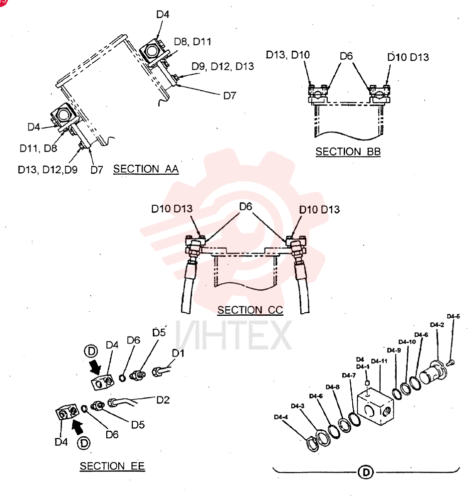 HYD LINES, ARM 3.10M (NIBBLER & BREAKER)