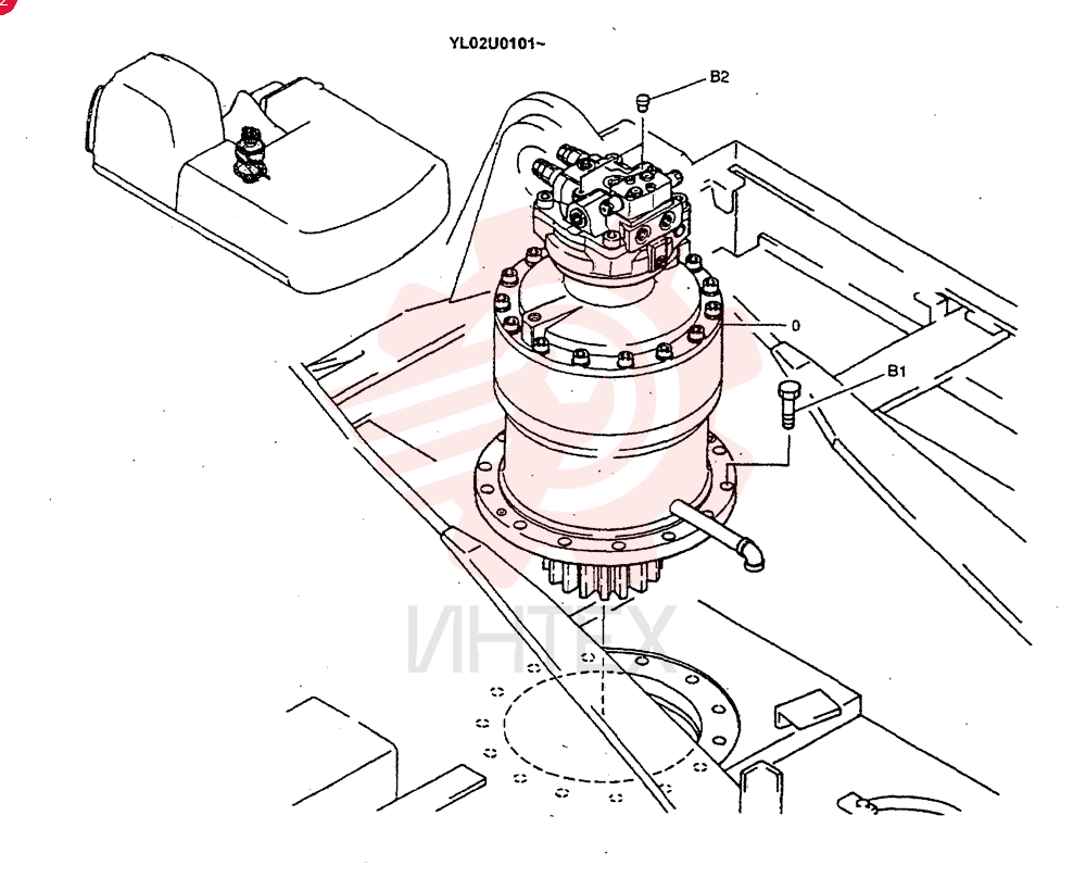 HYDRAULIC MOTOR YM15V00002F1