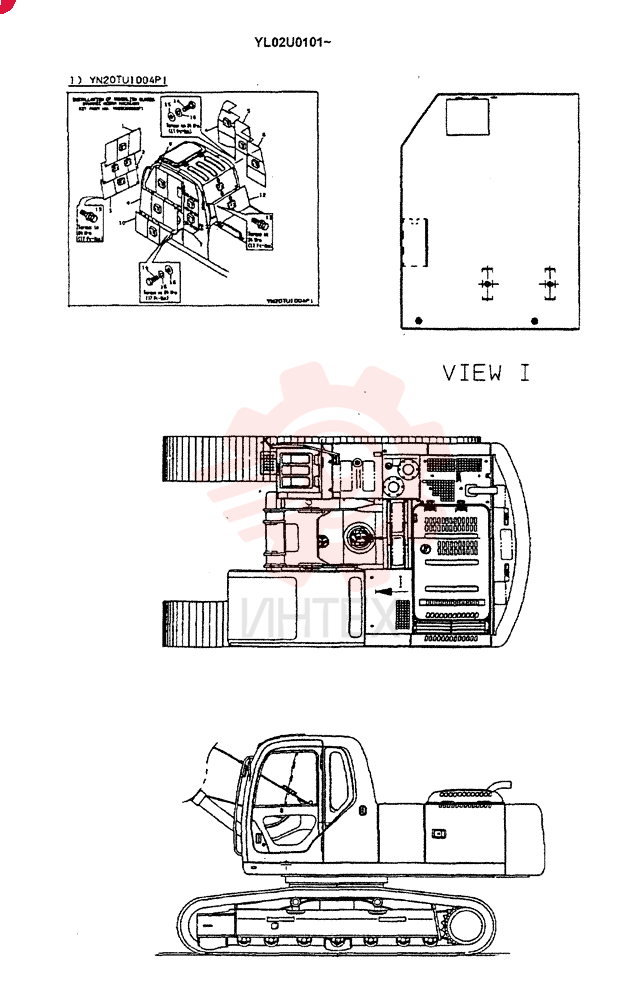 NAME PLATE ASSY(VANDALISM GUARD INSTALLATION) YN22TU0003F1