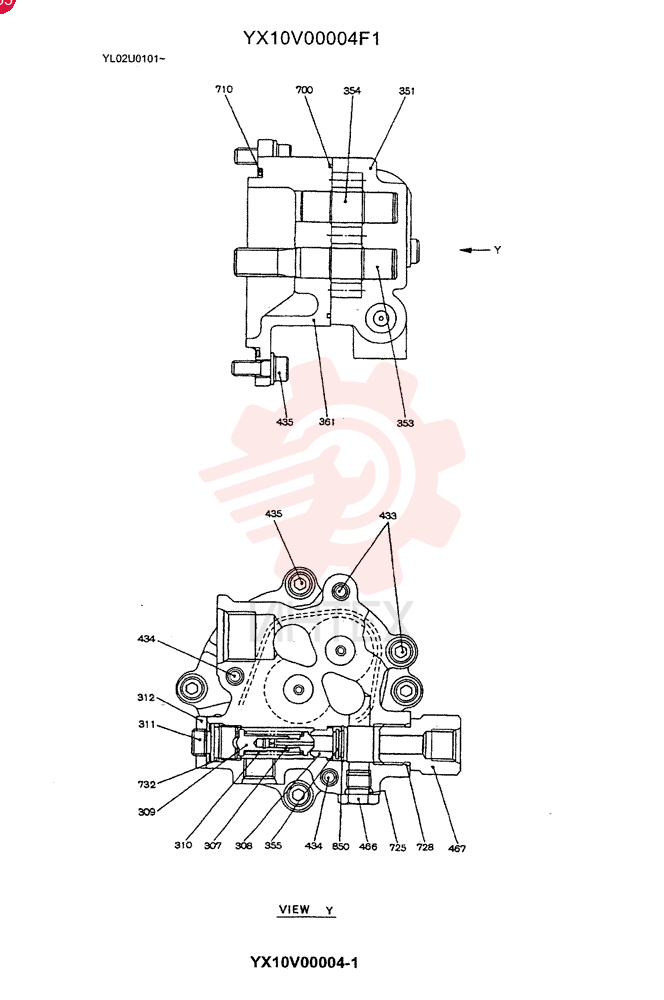 PUMP YX10V00004F1
