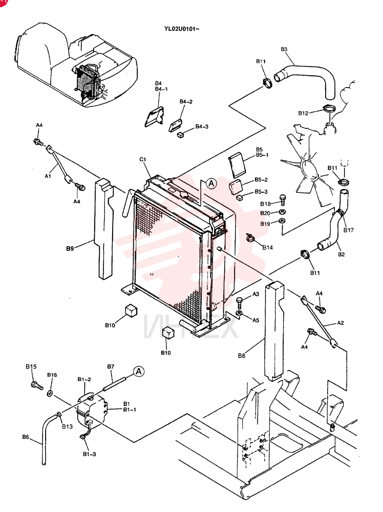 RADIATOR INSTAL YM05P00005F1