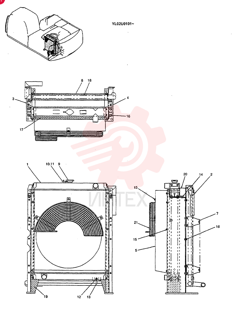 RADIATOR YM05P00003F1