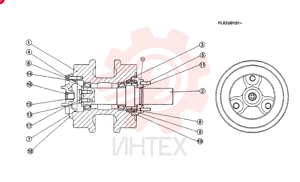 ROLLER 24100N10084F1