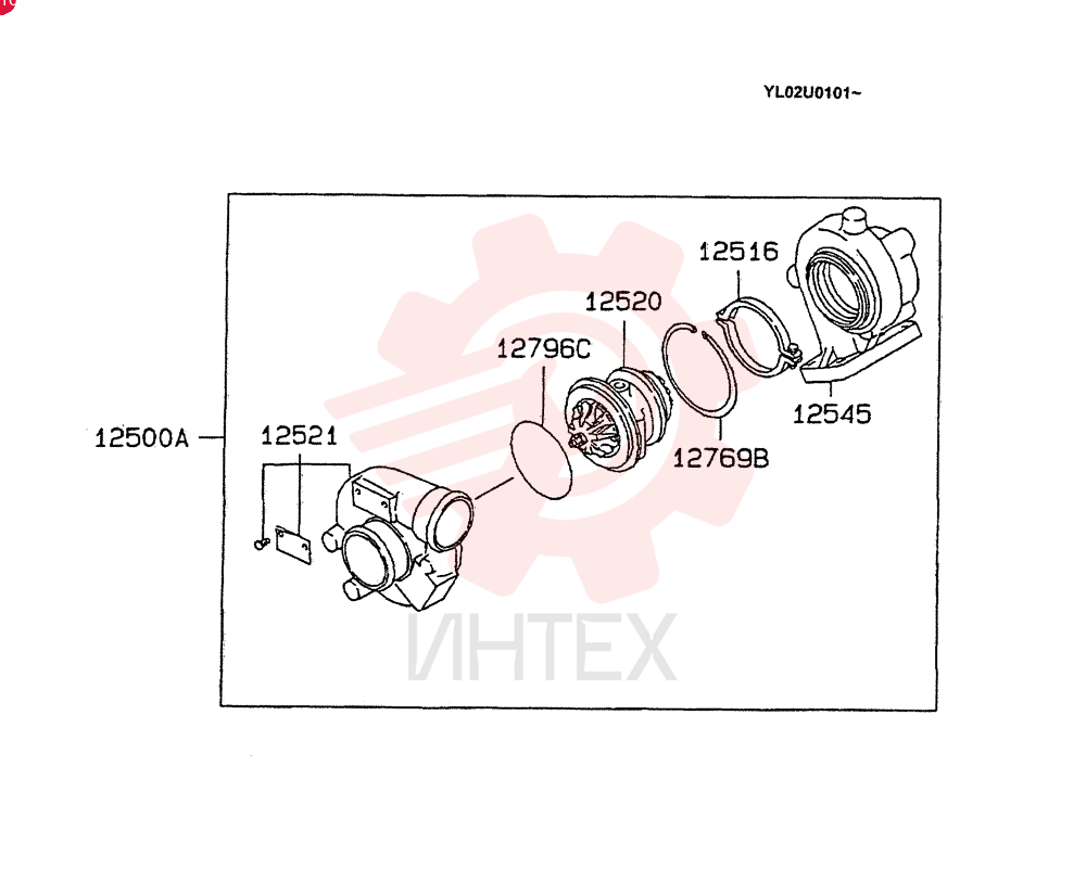 TURBOCHARGER VAME217235 (2)
