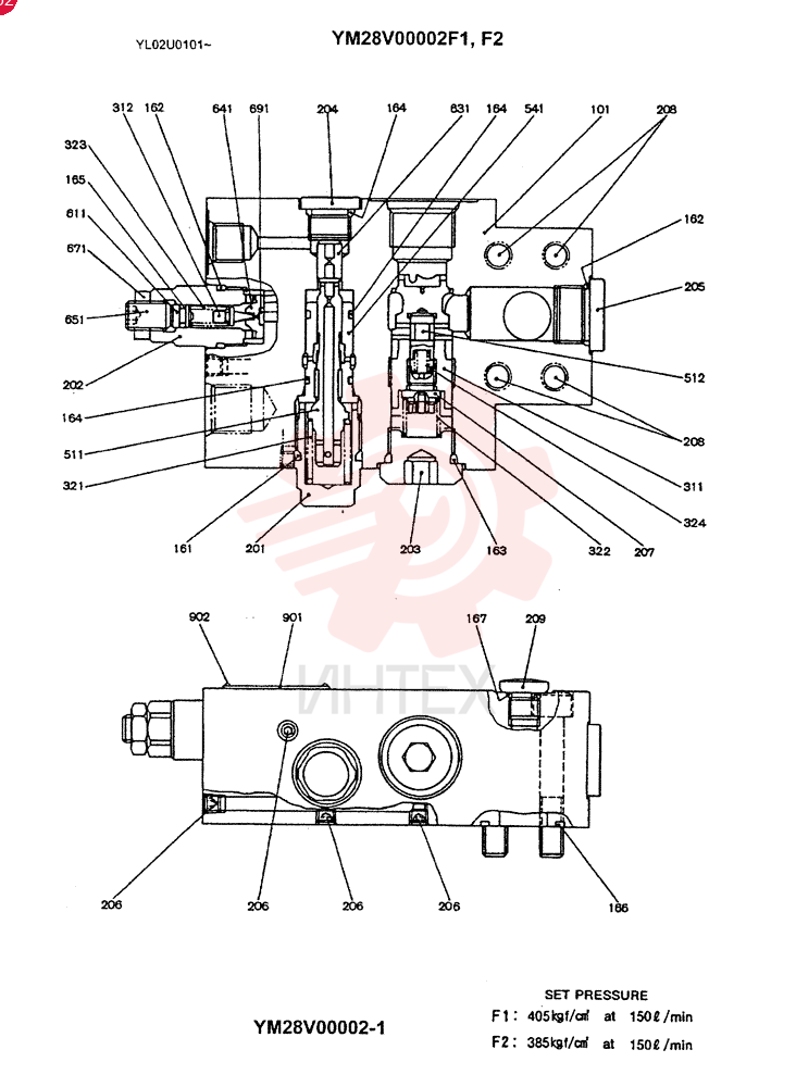 VALVE YM28V00002F1