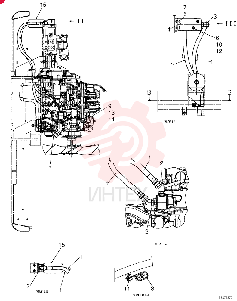 ENGINE ASSEMBLY,93kW, 4.5L, 4 Cylinders, W/ Turbocharger 87563564 (2)