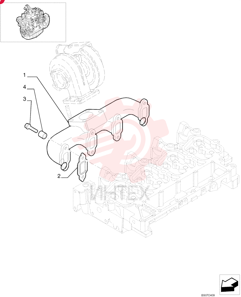 EXHAUST MANIFOLD 2853095