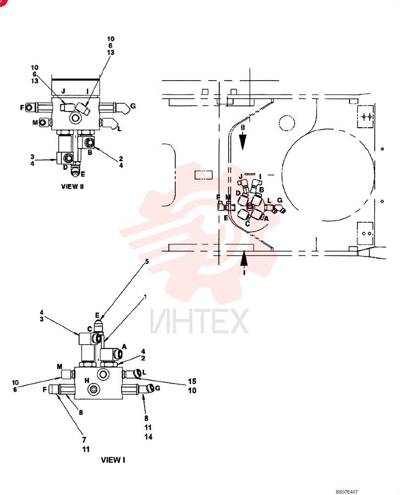 HYD CONNECTOR HH25R08008G1