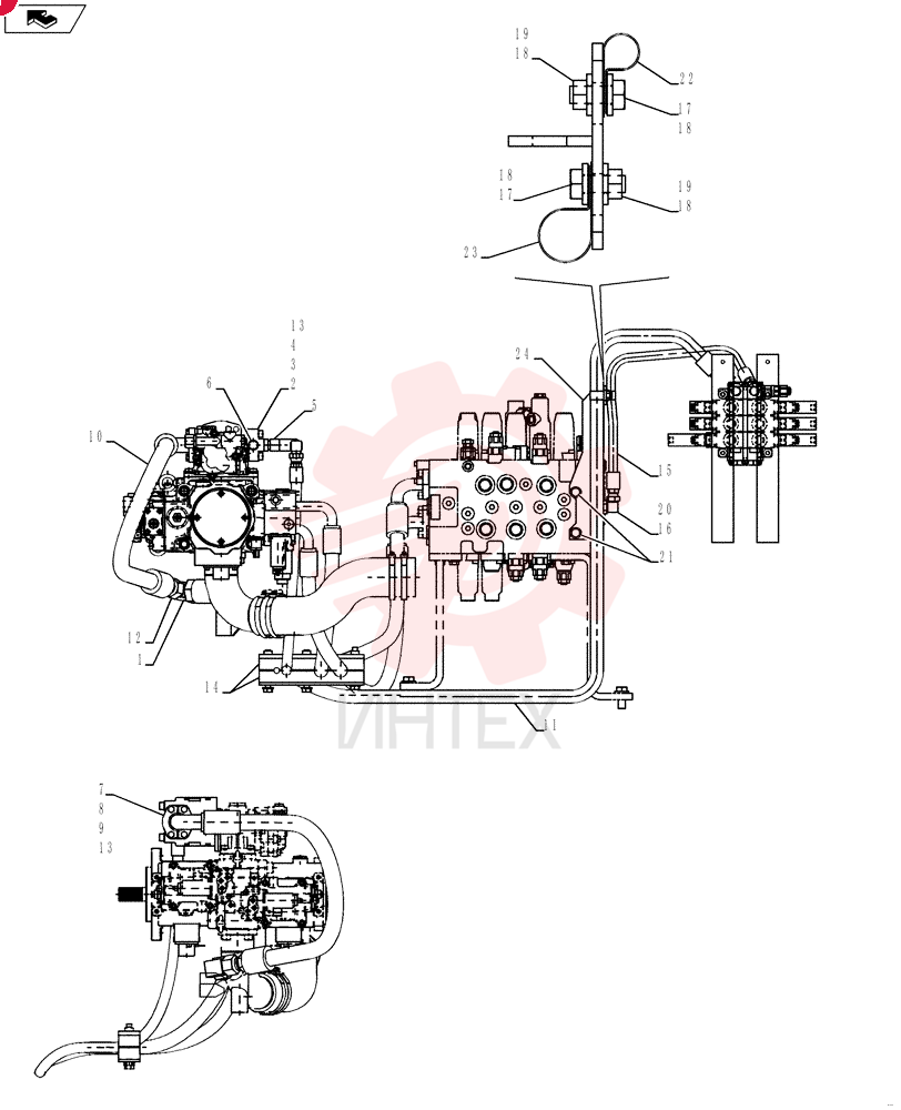 HYD CONNECTOR YM03H01078P1