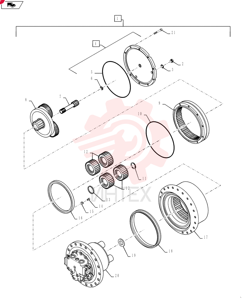 HYDRAULIC MOTOR YM15VU0002F1 (2)