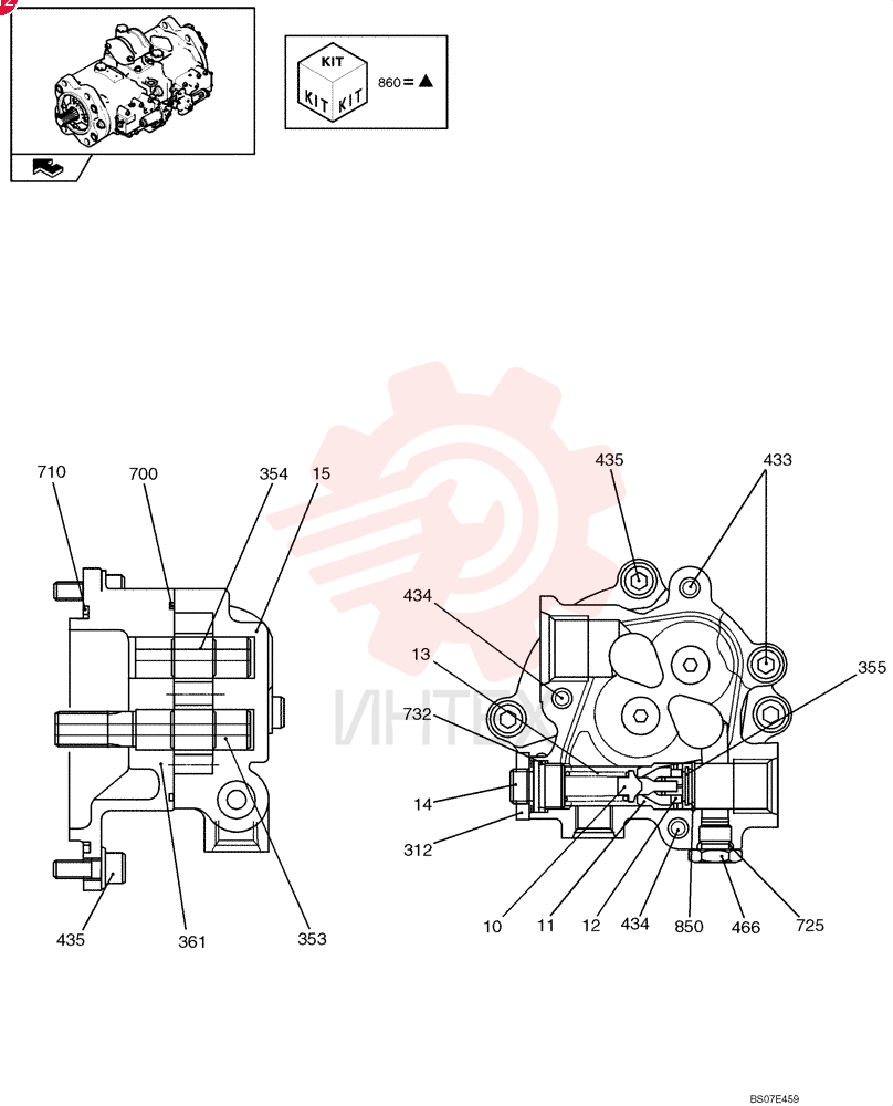 HYDRAULIC PUMP YX10V00004F3