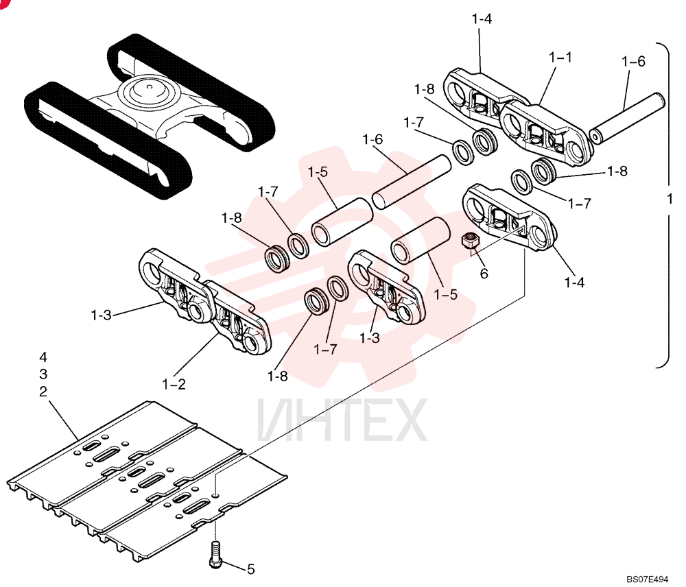 Схема (ED195-8) - BLADE RUNNER ACERA MARK 8 EXCAVATOR DOZER (TIER 3) ASN YL04U-0301 (12/07-12/11)
