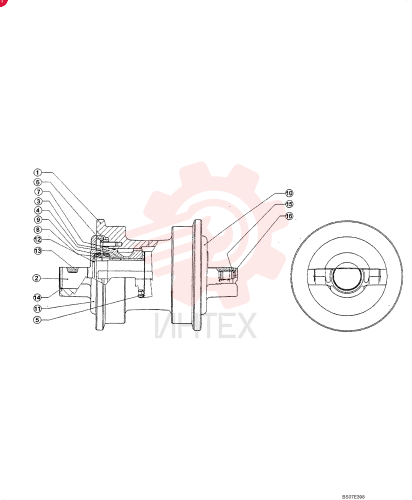 TRACK ROLLER 24100N10082F1