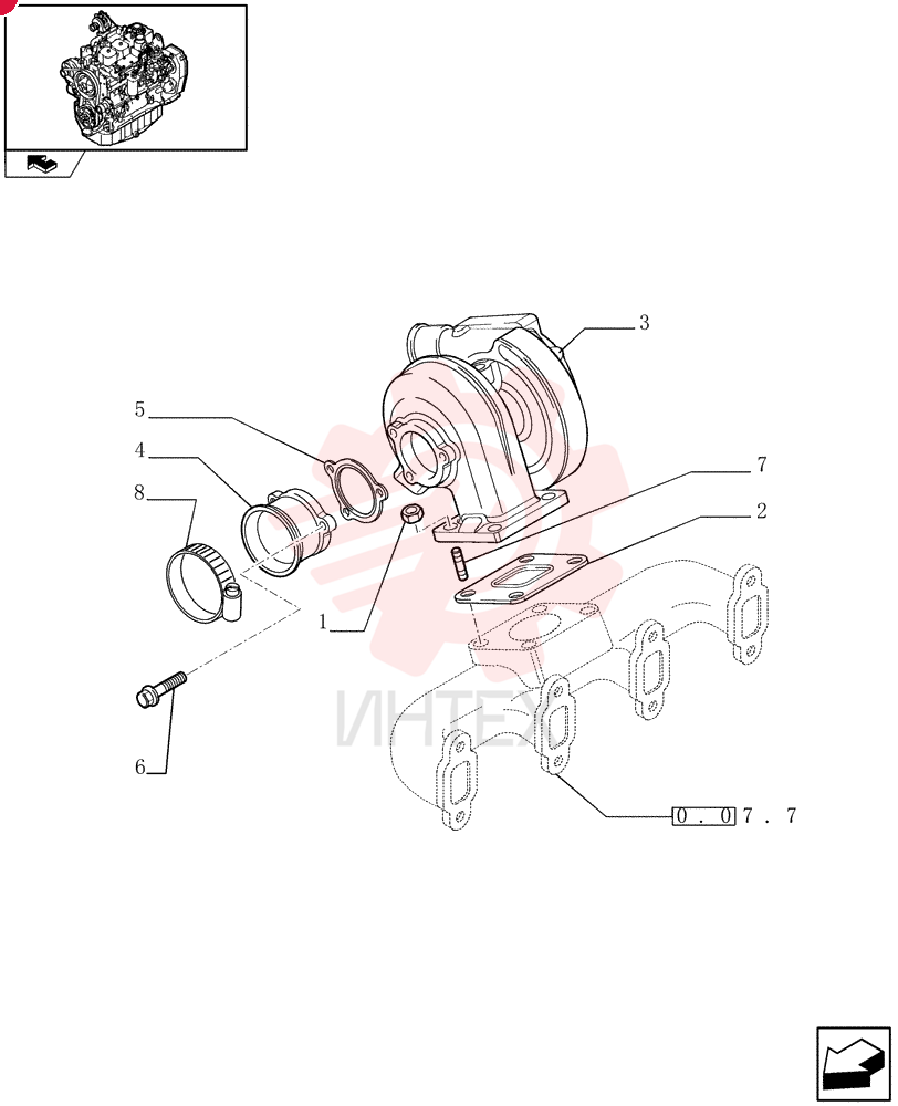 FLANGE NUT,M8