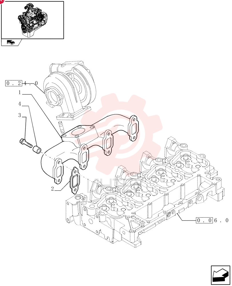 EXHAUST MANIFOLD 2853095