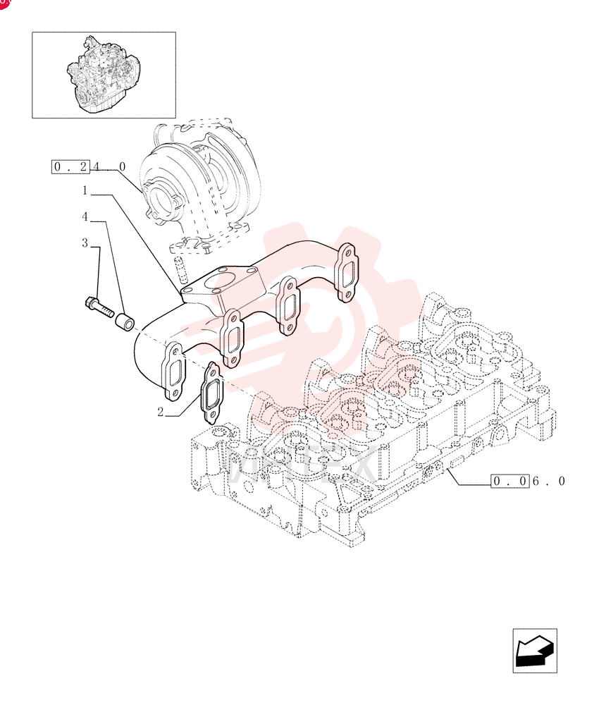 EXHAUST MANIFOLD 2853095