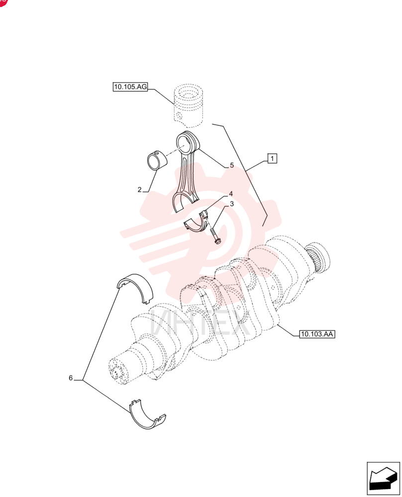 CONNECTING ROD 2831298