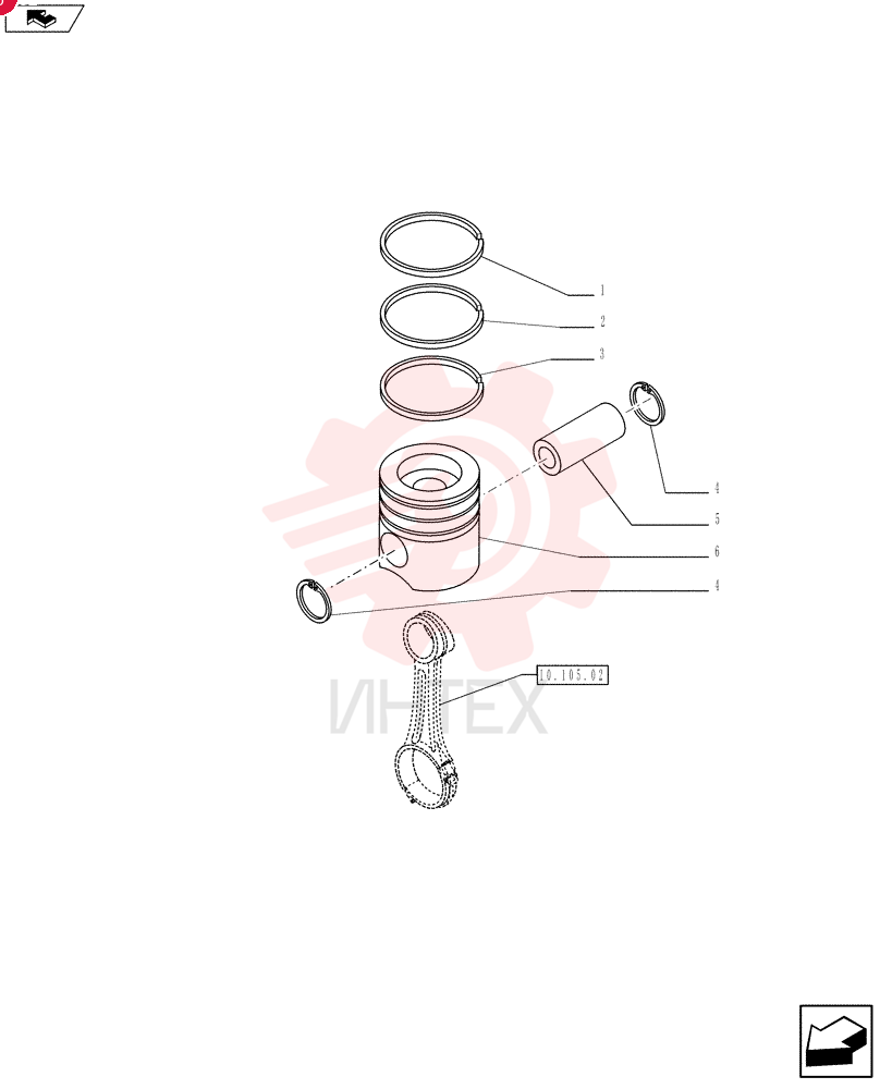 PISTON RING 2854603
