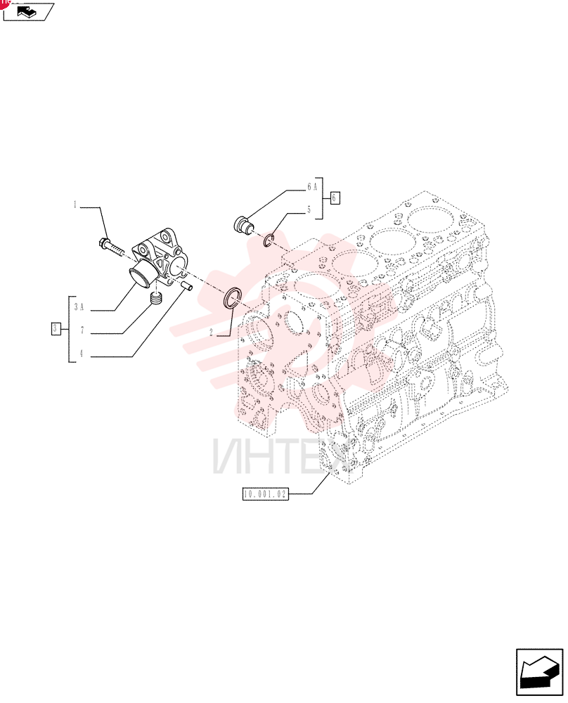 SCREW,Hex, M10 x 1.5 x 80 4899109 (2)